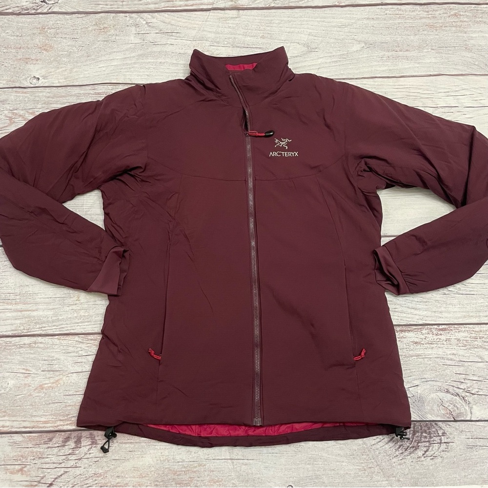 Arc'teryx Atom AR Jacket Maroon / Pink Zip Up Size Large